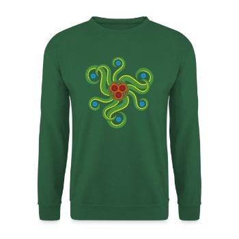 Der im Meer (grün) - Unisex Pullover - Grün - Vorne