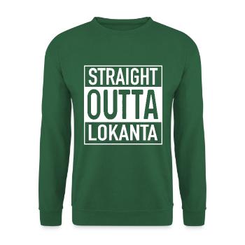 Tout droit OUTTA Lokanta - Sweat-shirt Unisexe - vert foncé - Devant