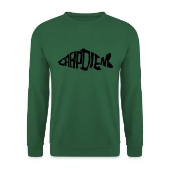 Carp Fishing Fish Carpe Diem - Unisex Sweatshirt - green - Front
