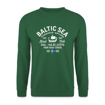 Baltic sea cruise - Sweat-shirt Unisexe - vert foncé - Devant