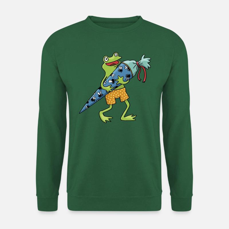 Frog School Cone - Unisex Sweatshirt - green