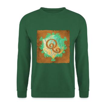 E 36 Q - Sweat-shirt Unisexe - vert foncé - Devant