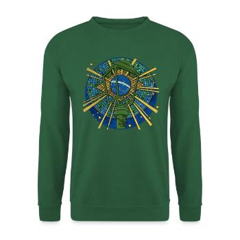 ORDEM E PROGRESSO - Unisex Pullover - Grün - Vorne