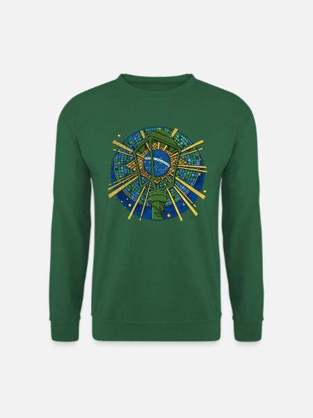 ORDEM E PROGRESSO - Sweat-shirt Unisexe - vert foncé