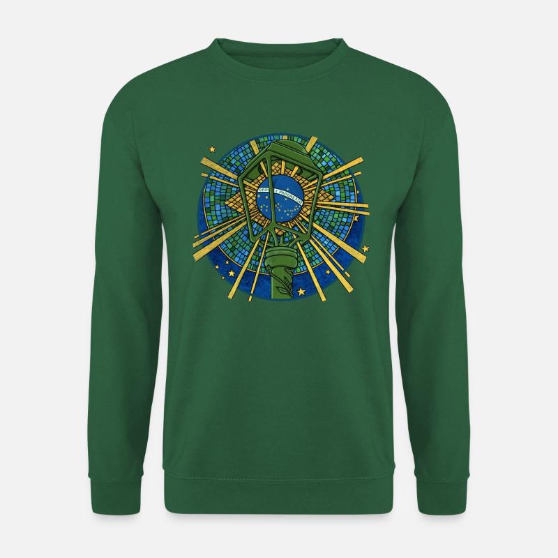 ORDEM E PROGRESSO - Unisex Sweatshirt - green