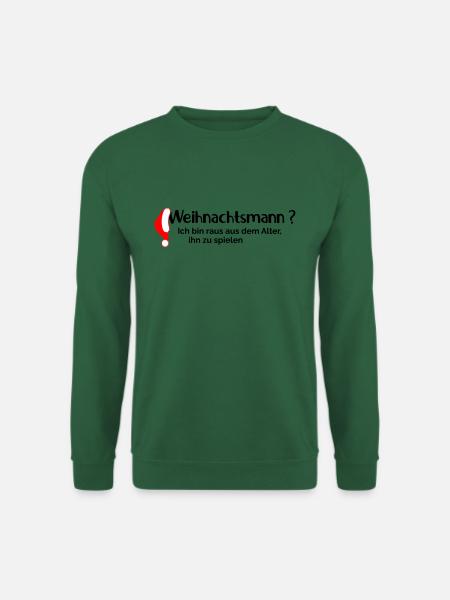 Weihnachtsmann zu alt - Unisex Pullover - Grün