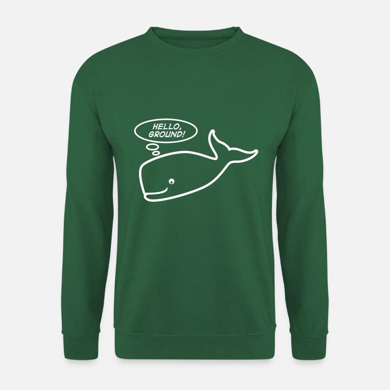 Hello ground! - Hitchhiker's guide to the galaxy - Unisex Pullover - Grün