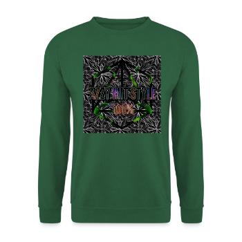 Azzy avec style | 100% - Shop WoW - Sweat-shirt Unisexe - vert foncé - Devant