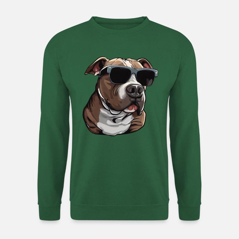 Pitbull The Security Guard - Unisex Sweatshirt - green