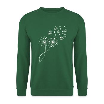 Dandelions. - Unisex Sweatshirt - green - Front