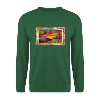 BEN Cardre1 2 - Sweat-shirt Unisexe - vert foncé - Devant