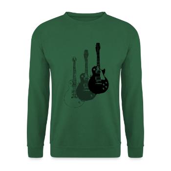 Guitares E - Sweat-shirt Unisexe - vert foncé - Devant