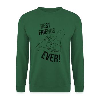 Cheval - Meilleurs amis de tous les temps - Sweat-shirt Unisexe - vert foncé - Devant