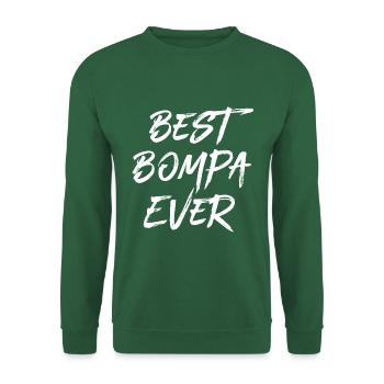Bester Bompa Belgien Opa flämisch Vater Flandern - Unisex Pullover - Grün - Vorne