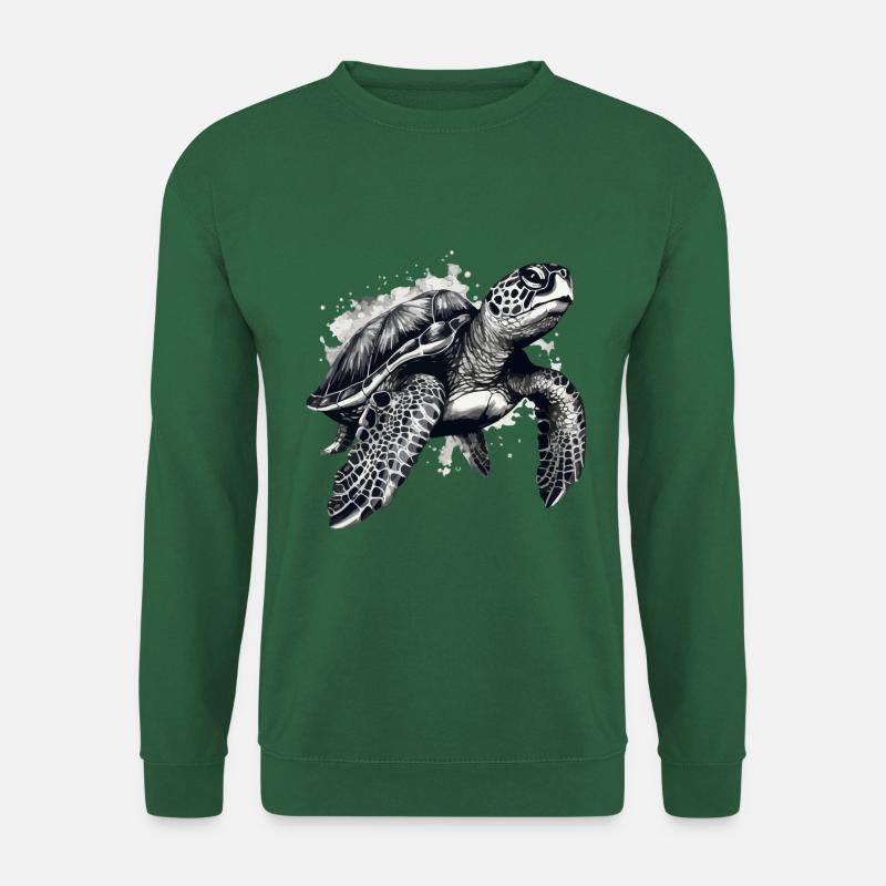 Die Schildkröte - Unisex Pullover - Grün