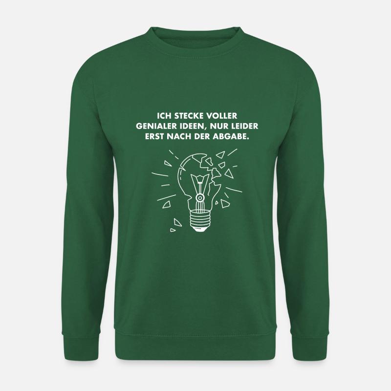 Idee (Hell) - Unisex Pullover - Grün