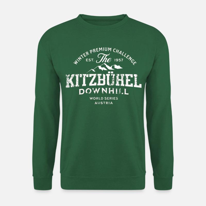 Kitzbüheler Abfahrts-Weltmeisterschaft 1957 - Unisex Pullover - Grün