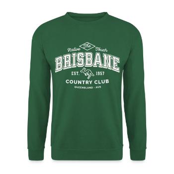 Brisbane Queensland Country Club - Unisex Pullover - Grün - Vorne