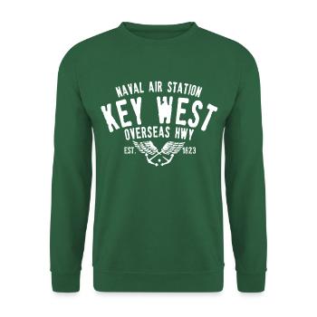Naval air station Key West Florida - Unisex Sweatshirt - green - Front