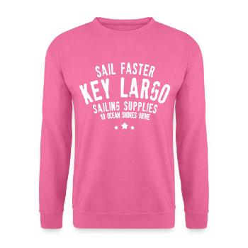 Key Largo Sailing liefert Florida - Unisex Pullover - Pink - Vorne