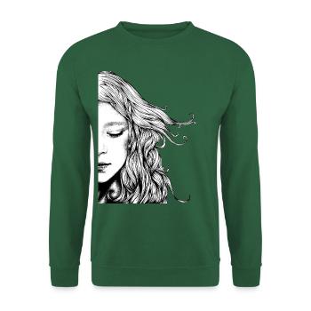 Rêver - Sweat-shirt Unisexe - vert foncé - Devant