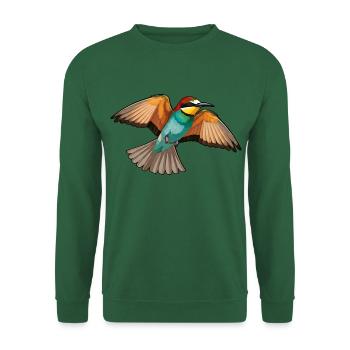 Bee-eater Merops Apiaster - Unisex Sweatshirt - green - Front