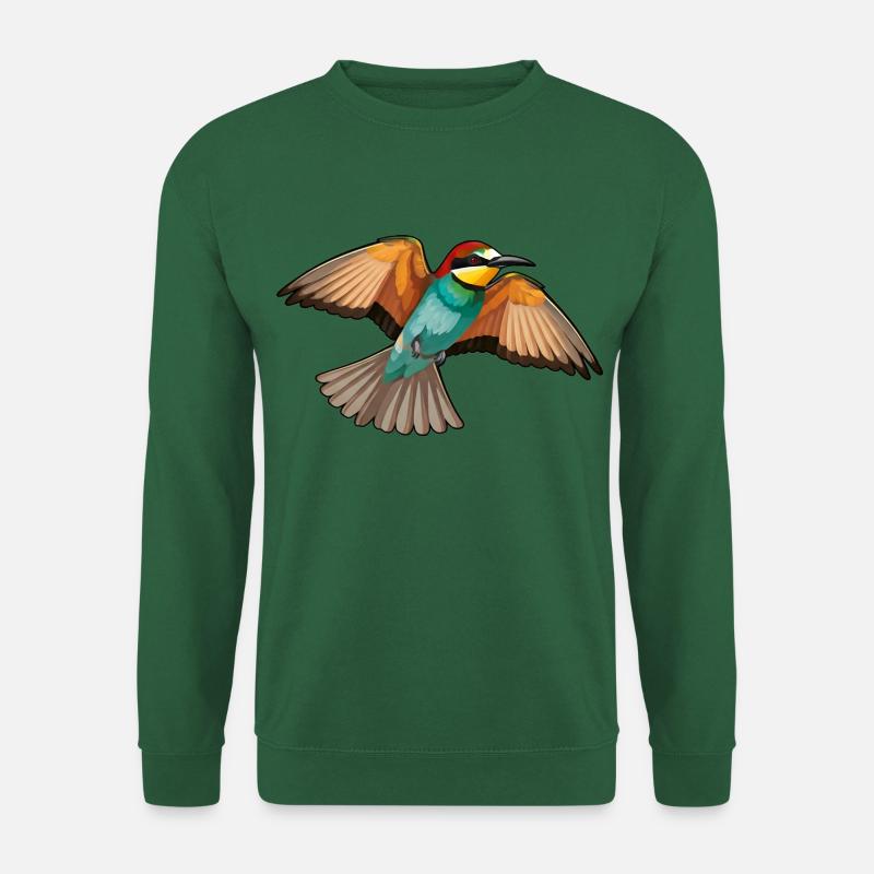 Bienenfresser Merops Apiaster - Unisex Pullover - Grün