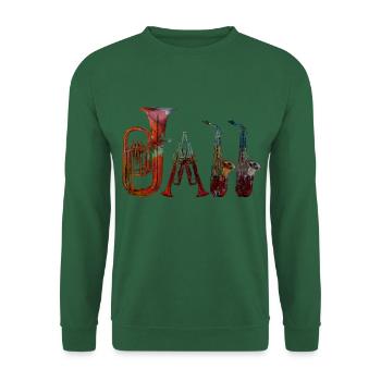 jazz - Unisex Sweatshirt - green - Front