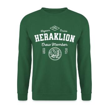 Heraklion crew member - Unisex Sweatshirt - green - Front