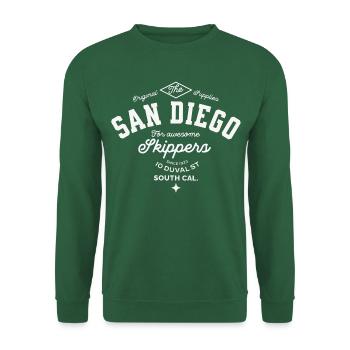 San Diego awsome skippers - Unisex Sweatshirt - green - Front