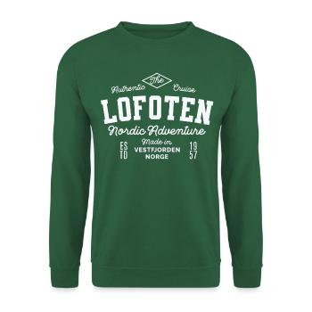 Lofoten Nordic Adventure - Unisex Sweatshirt - green - Front