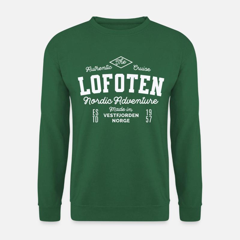 Lofoten Nordic Abenteuer - Unisex Pullover - Grün