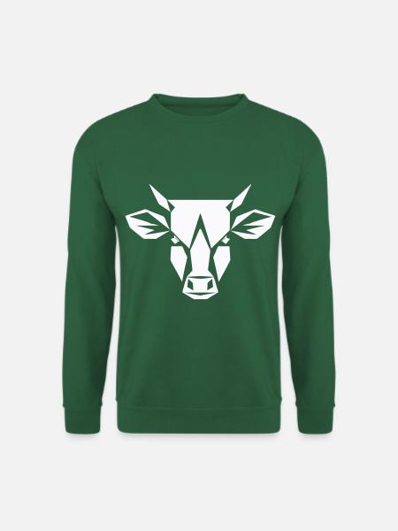 Polygone de taureau - Conception agricole - Sweat-shirt Unisexe - vert foncé