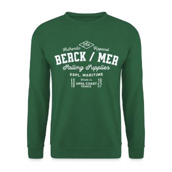 Berck Sur Mer Sailing Supplies - Sweat-shirt Unisexe - vert foncé - Devant