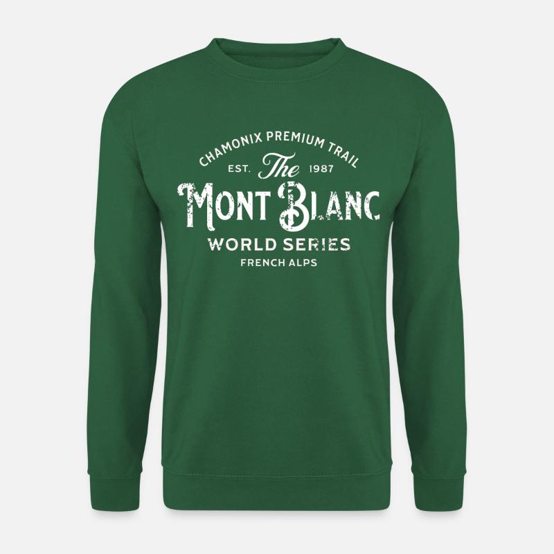 Chamonix premium trail Mt Blanc - Unisex Sweatshirt - green