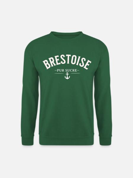 Brestoise pure sucre - Sweat-shirt Unisexe - vert foncé