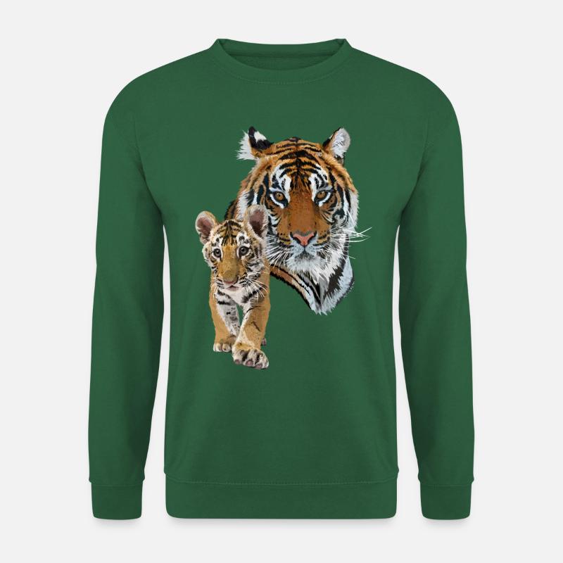 Bengal tiger - Unisex Sweatshirt - green
