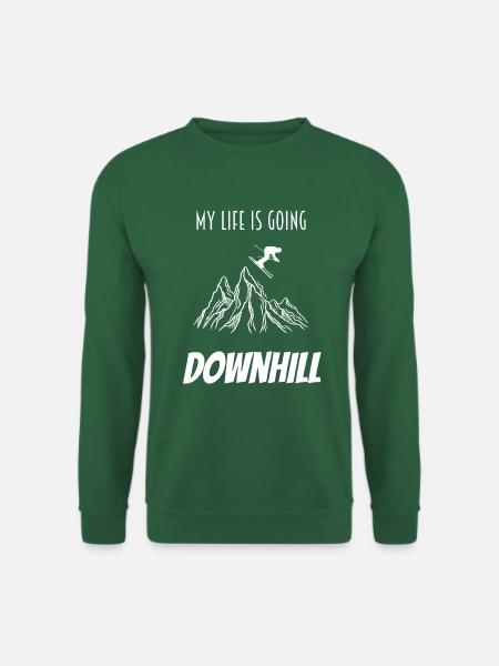 skiing - Unisex Sweatshirt - green