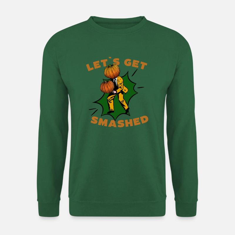 Let's Get Smashed Vintage Pumpkin - Unisex Pullover - Grün