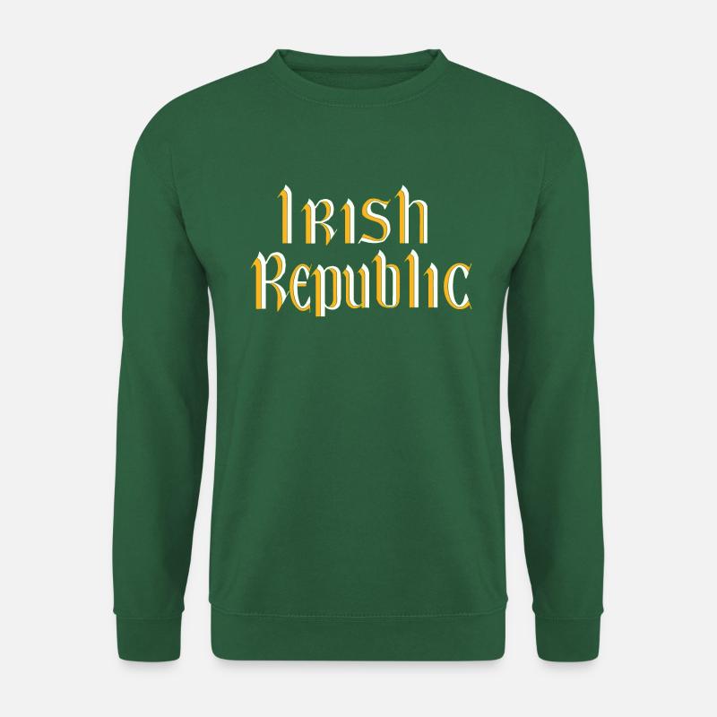 Irische Republik 1916 Rebellenflagge - Unisex Pullover - Grün