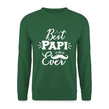 Bester Papi der Welt bester Papa Schweiz - Unisex Pullover - Grün - Vorne