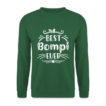 Bester Bompi Belgien Opa flämisch Vater Flandern - Unisex Pullover - Grün - Vorne