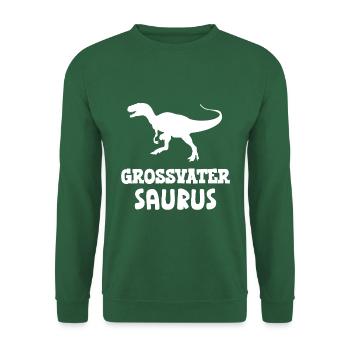 Grossvater Saurus Grosspapi Opa Schweiz - Unisex Pullover - Grün - Vorne