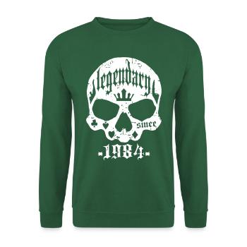 Legendär seit 1984 - Unisex Pullover - Grün - Vorne