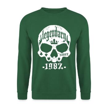 Legendär seit 1982 - Unisex Pullover - Grün - Vorne