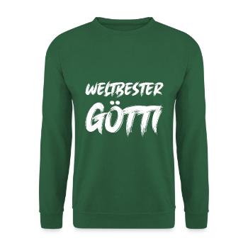 Weltbester Götti best Götti bescht Götti Schweiz - Unisex Pullover - Grün - Vorne
