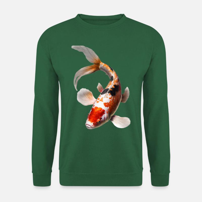 Japanese koi carp - Unisex Sweatshirt - green