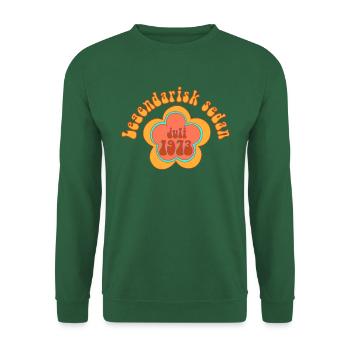 Legendär Seit Juli 1973 Geboren Geburtstag - Unisex Pullover - Grün - Vorne