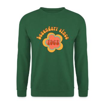 Legendary since 1968 Birthday Retro - Unisex Sweatshirt - green - Front