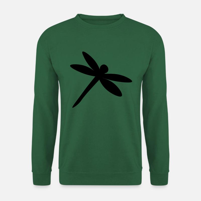 Libelle - dragon-fly - libellule - Unisex Pullover - Grün